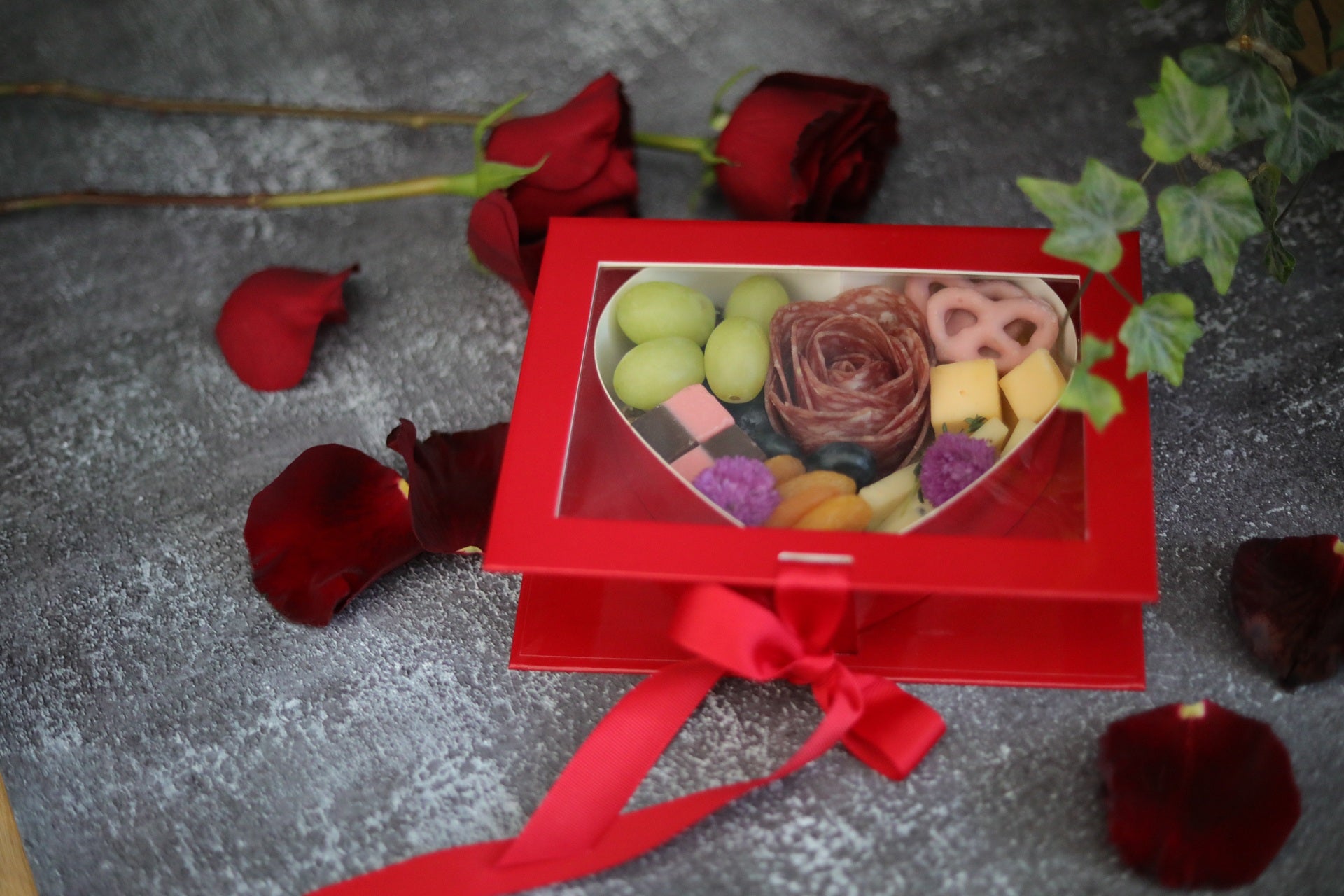Heart Shaped Charcuterie Box