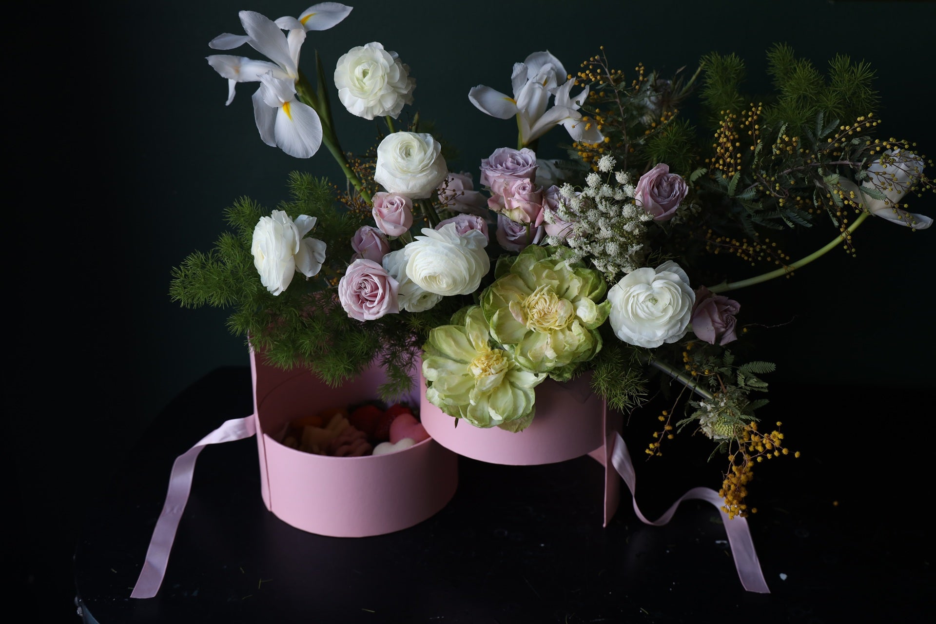 Valentine Flower Charcuterie Gift Set