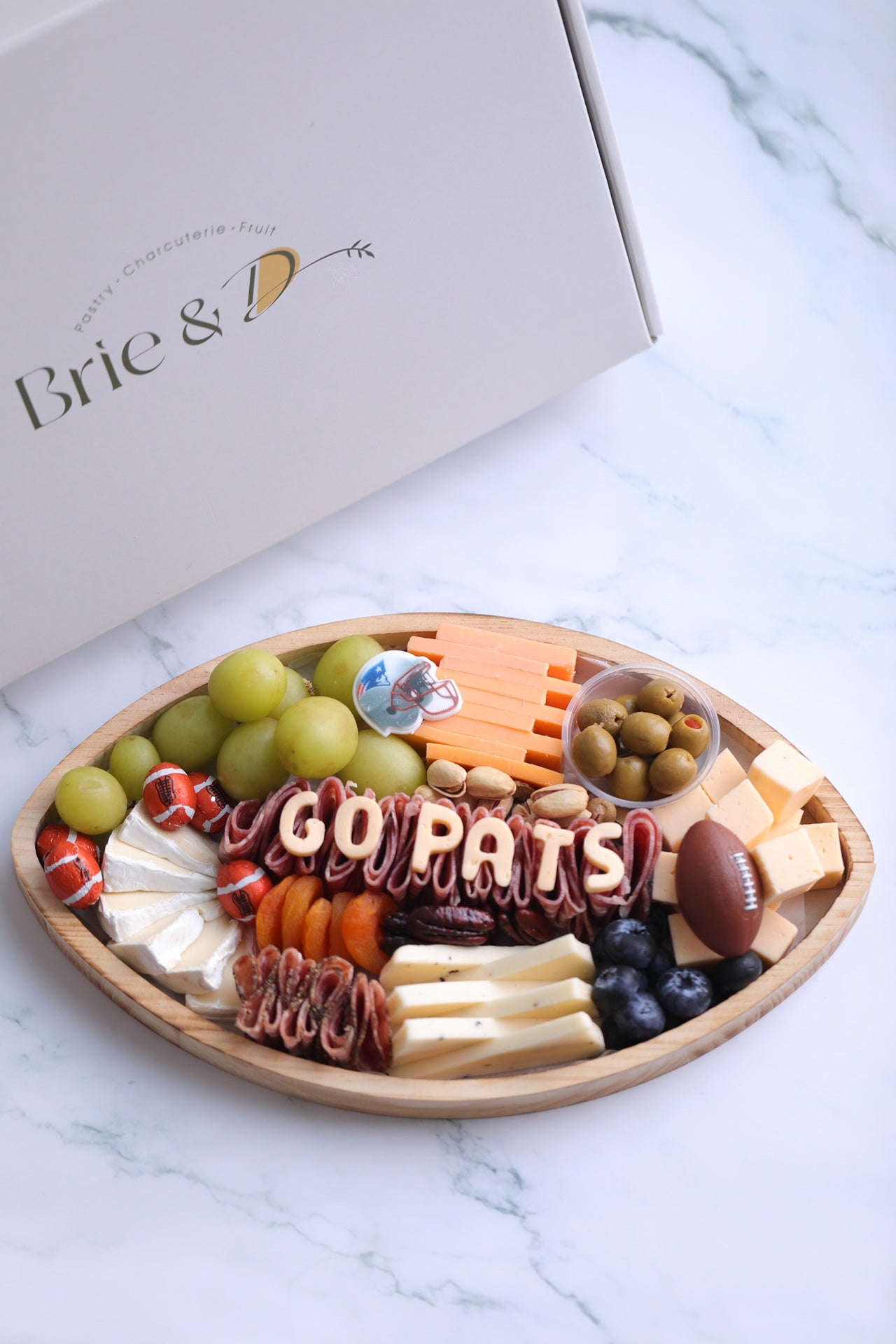 Football-themed Charcuterie Board