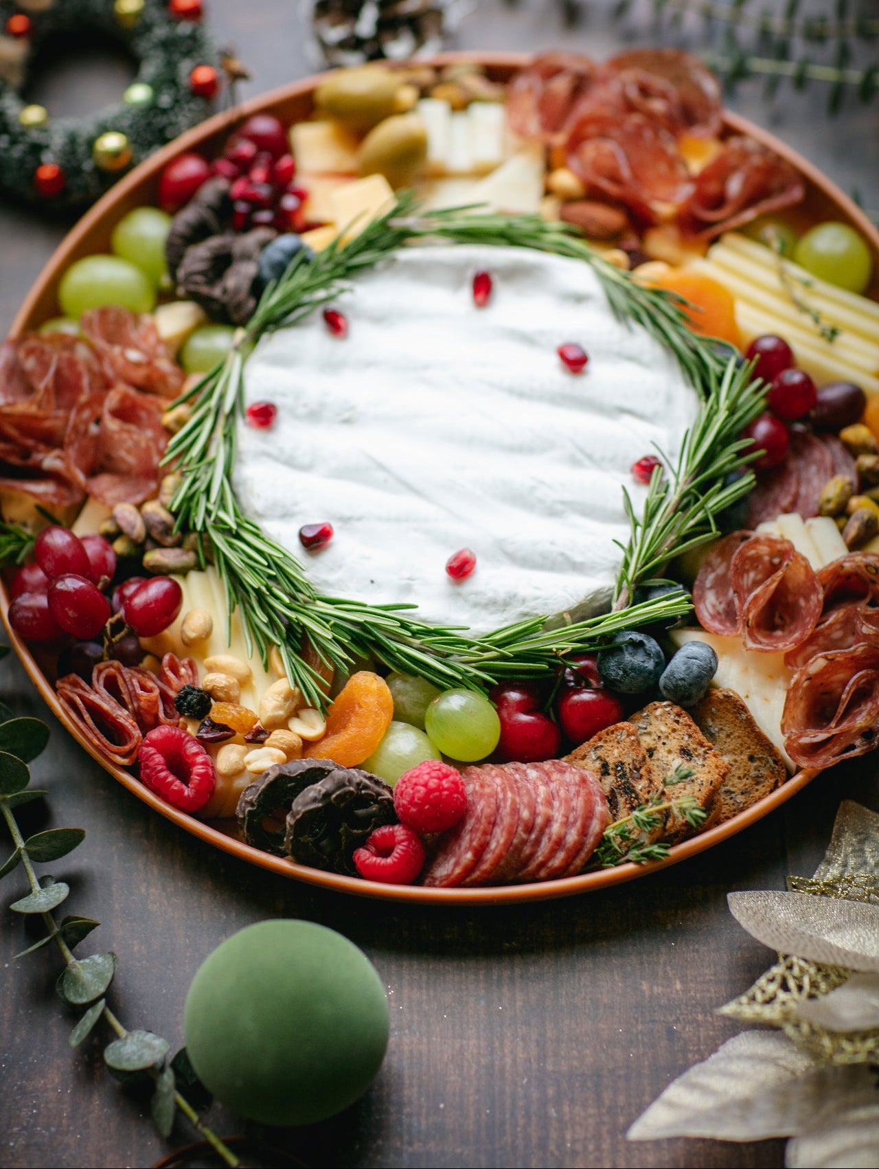 Holiday Charcuterie Wreath